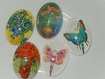 Glas cabochons
