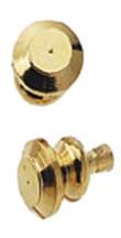 Plain Brass Knob 6st