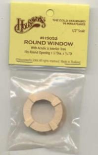 ROUND WINDOW W-INTERIOR TRIM  1:24