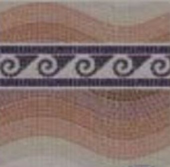 Sand mosic wave paper with border