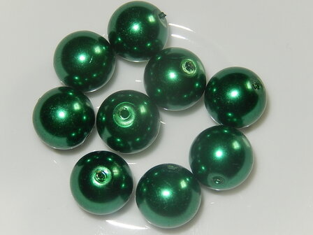 P5527 Glasparel groen rond 12 mm