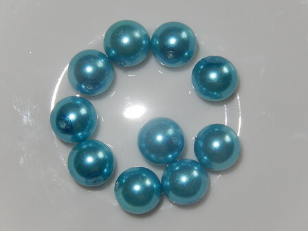 P4227 Glasparel aqua rond 12 mm