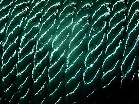 DRN501R50 Gedraaid koord 20 cm groen 5 mm