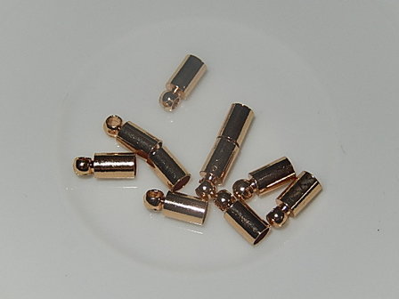 EKM302R030Q 2 st DQ eindkapjes goud &ndash; binnenmaat 3 mm