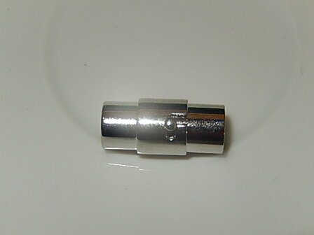 MSM004R060Q DQ Magneetslot 1 st antiek zilver 16x9 mm &ndash; binnenmaat 6 mm