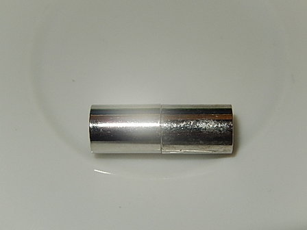MSM006R060 Magneetslot 1 st antiek zilver 20x8 mm &ndash; binnenmaat 6 mm