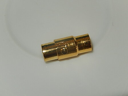 MSM302R050 1 st goudkleurig magneetslot 16x8 mm &ndash; binnenmaat 5 mm
