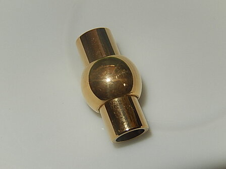 MSM303R050 1 st goudkleurig magneetslot 20x11 mm &ndash; binnenmaat 5 mm
