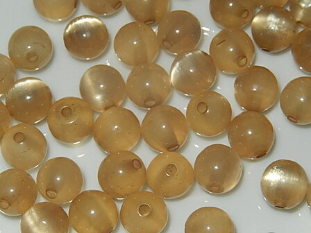 S0408 Spheres kralen 1 st beige rond 10 mm