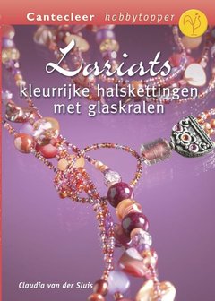 Z0021 Lariats kleurrijke halskettingen met glaskralen van Claudia van der Sluis
