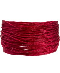 BA100 Macram&eacute; koord 0,8 mm 1 m kleur Crimson
