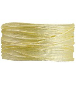 BA114 Macram&eacute; koord 0,8 mm 1 m kleur Baby Yellow