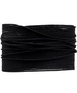 BA108 Macram&eacute; koord 0,8 mm 1 m kleur Black