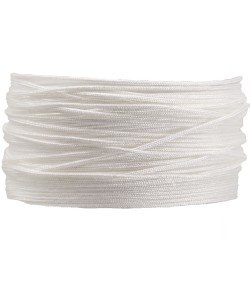 BA127 Macram&eacute; koord 0,8 mm 1 m kleur White