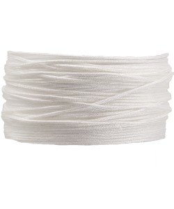 BA127 Macram&eacute; koord 0,8 mm 1 m kleur White