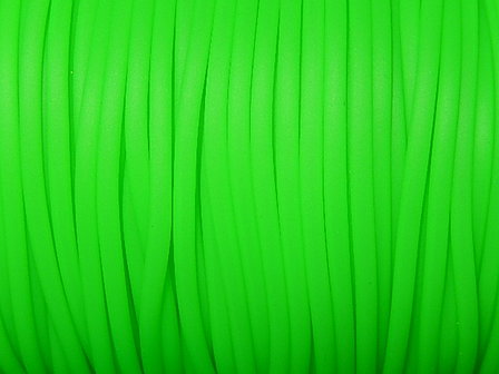 D1153 Rubberkoord 2 mm neongroen gatmaat 1 mm