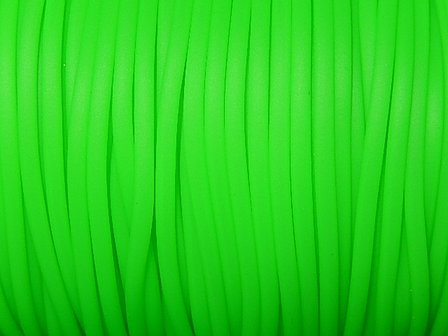 D1153 Rubberkoord 2 mm neongroen gatmaat 1 mm