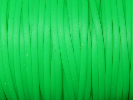 D1154 Rubberkoord 2 mm groen gatmaat 1 mm