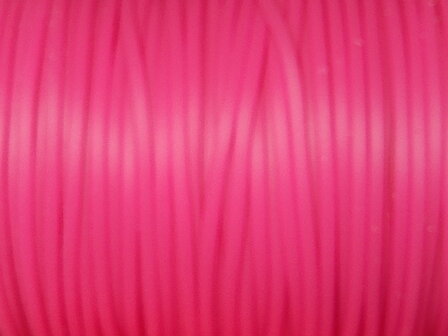 D1163 Rubberkoord 2 mm fuchsia gatmaat 1 mm