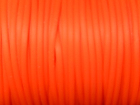 D1181 Rubberkoord 2 mm neonoranje gatmaat 1 mm