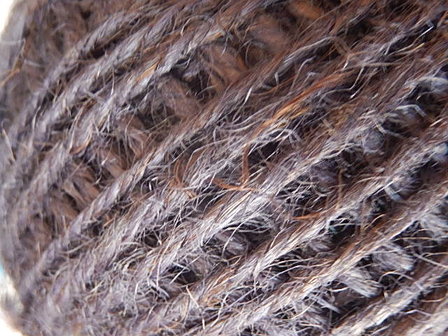 DRJ015 Natuurlijk sisal koord 1 meter lang dark purple 2 mm