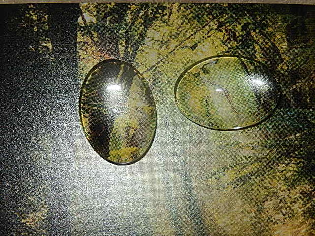 CBG101O14 Glas cabochon 10 st transparant ovaal 14x10 mm