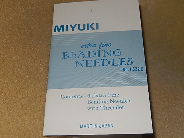 X9119 Miyuki naaldenset extra fine 6 st 42-54 mm o,4 mm