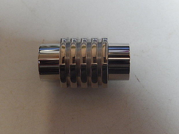 MSM008X080 Magneetslot 1 st rvs zilverkleur 22x12 mm – binnenmaat 8 mm