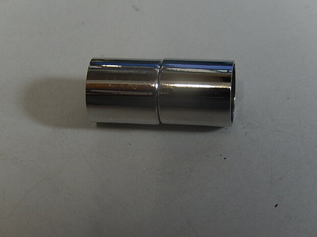 MSM009X080 Magneetslot 1 st rvs zilverkleur 18x9 mm – binnenmaat 8 mm