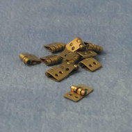 Brass hinges 12 pcs