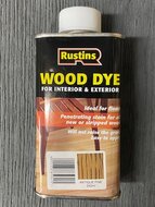 250ml Wood Dye Brown Mahogany